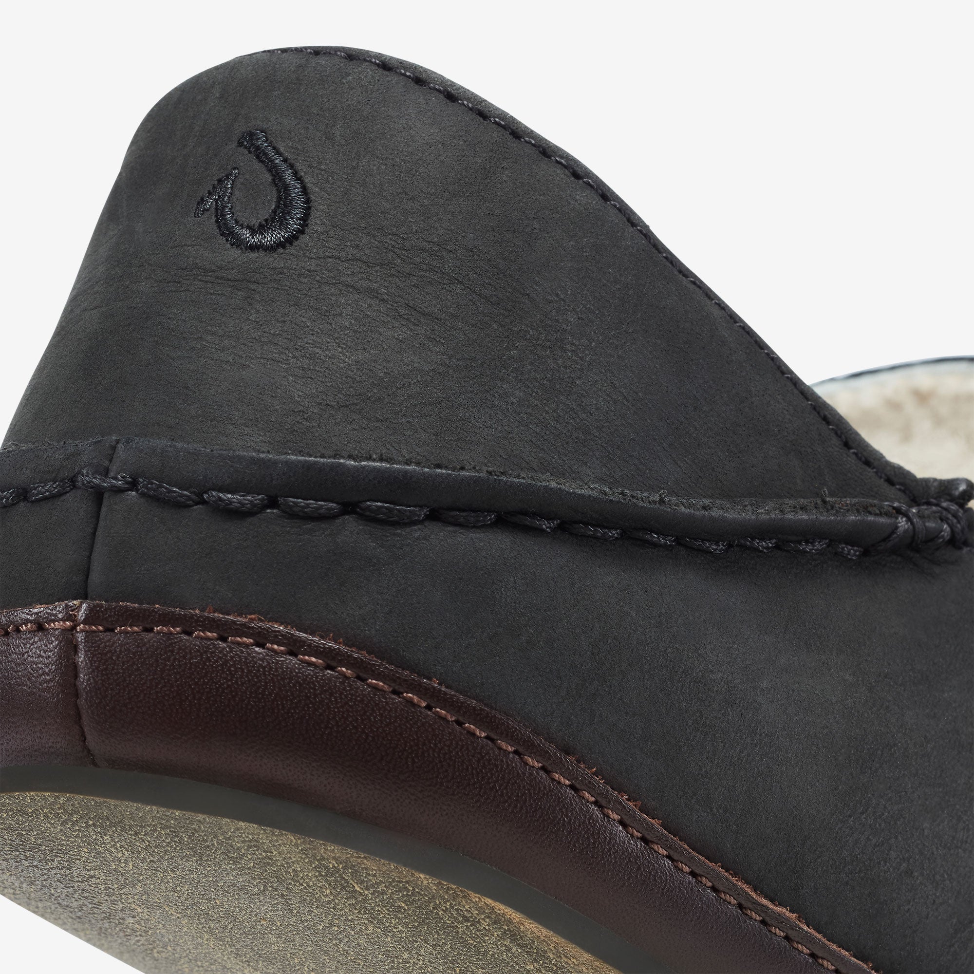Moloa Slipper  -  Black / Dk Java