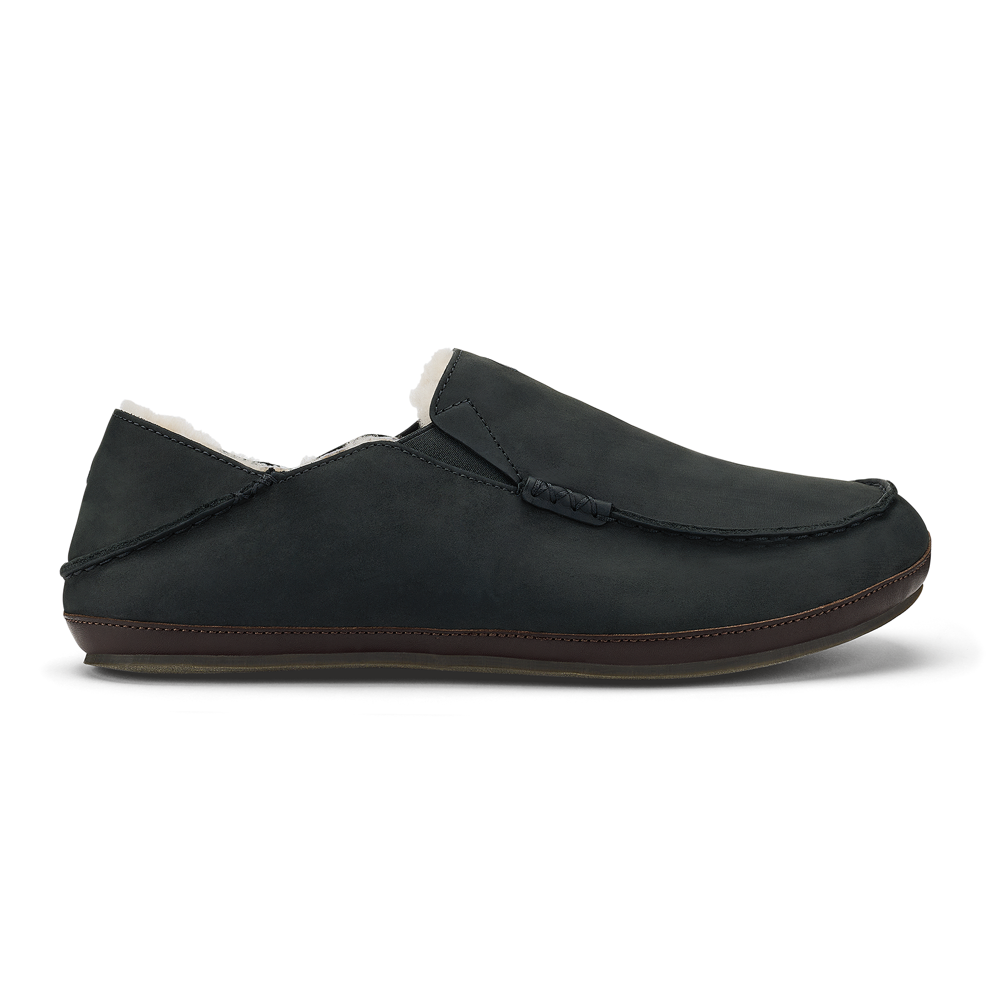 Moloa Slipper  -  Black / Dk Java