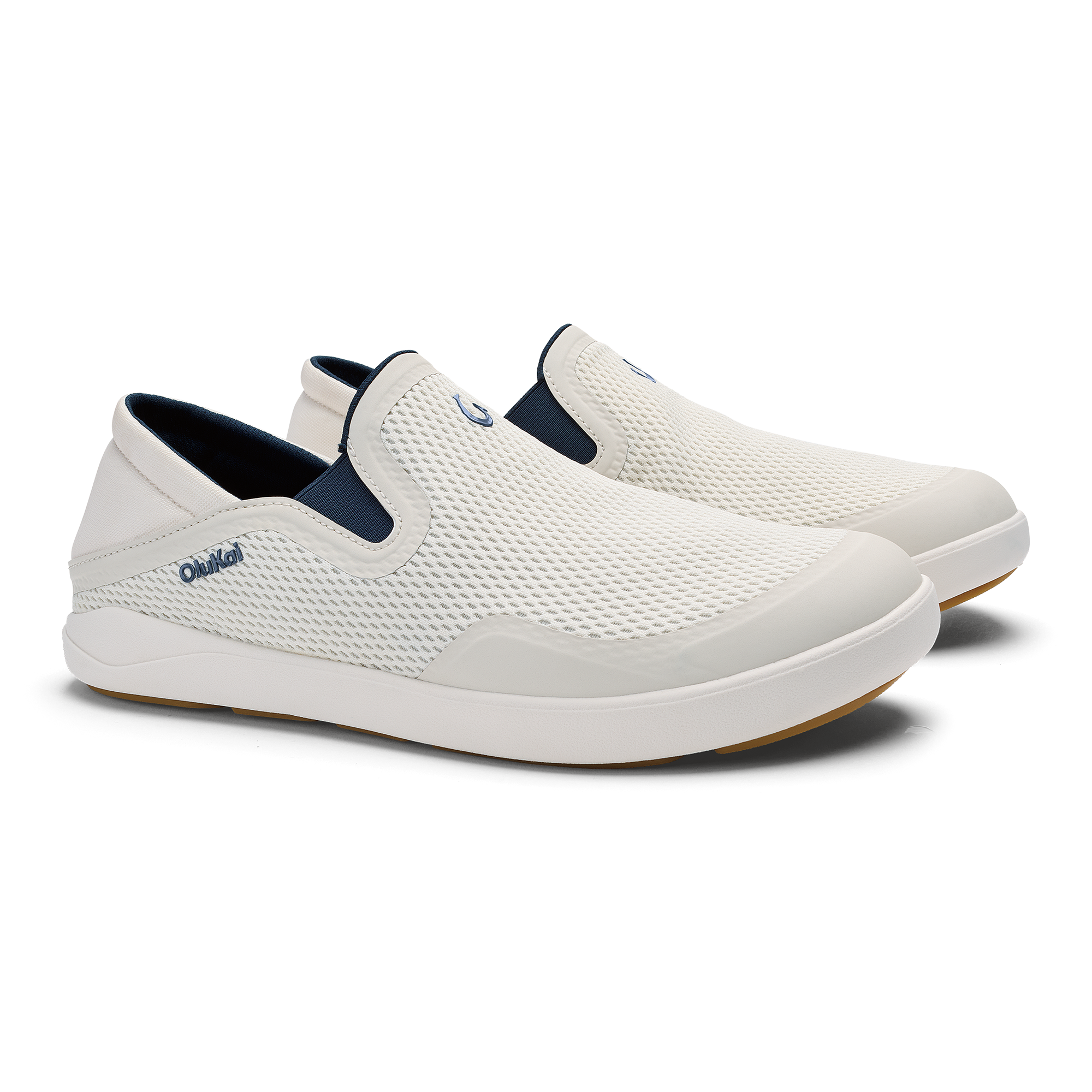 Moku Slip On  -  White Sand / Trench Blue