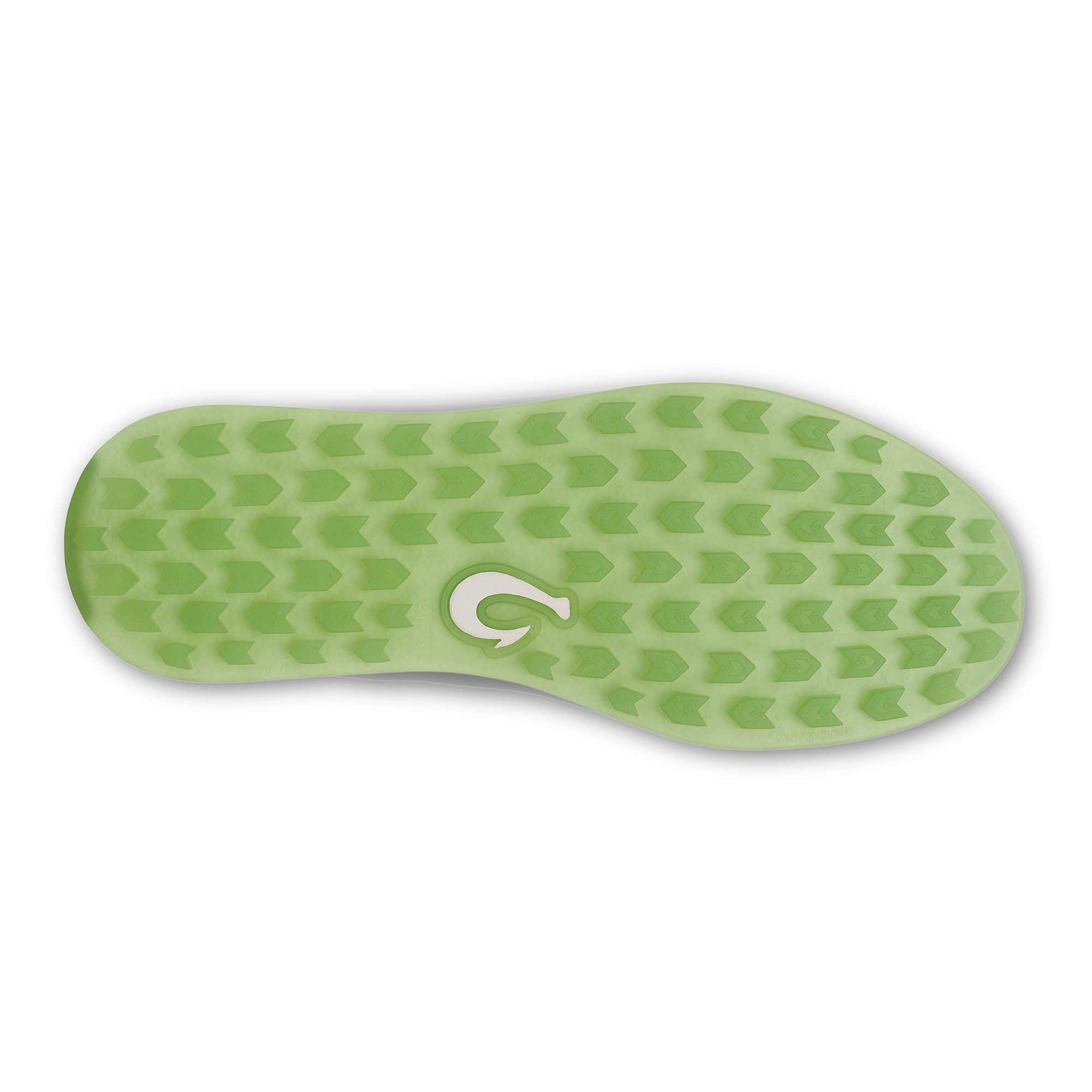 Wailea - Bright White / Medium Green